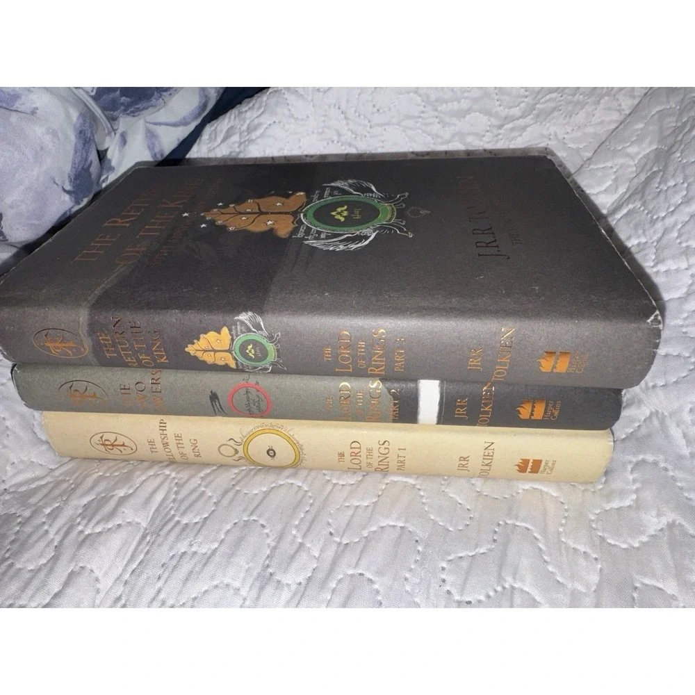 Lord of the Rings 50th Anniversary Hardcover Slipcase JRR Tolkien Books 1-3